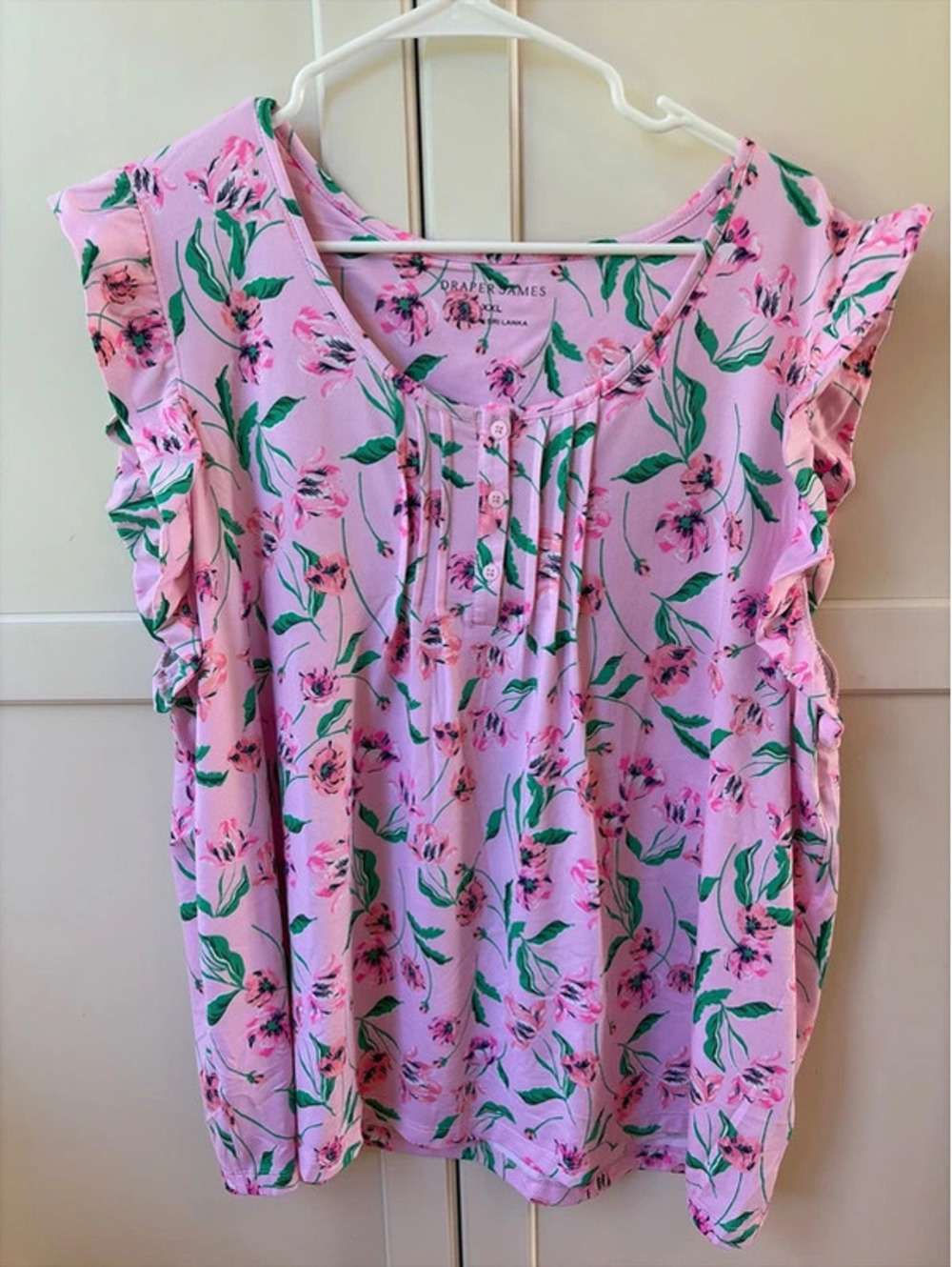 Draper James floral top — Women’s XXL, NWOT